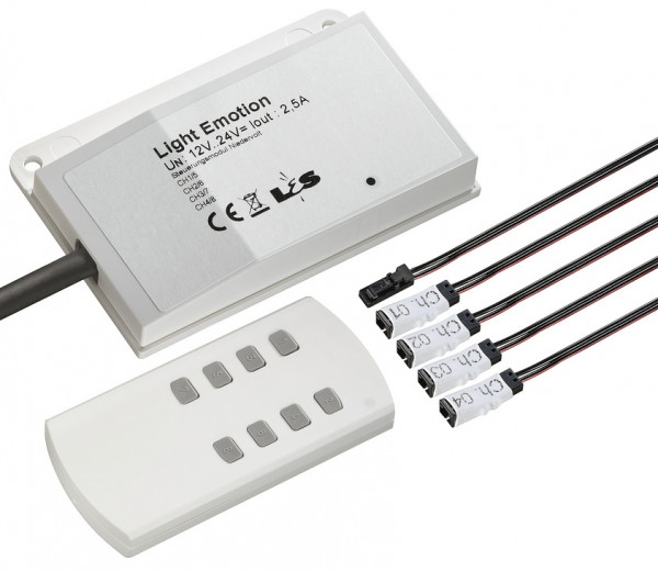 Häfele LED Profi-Steuerung 12/24 V Basis-Set für weiße LED-Leuchten