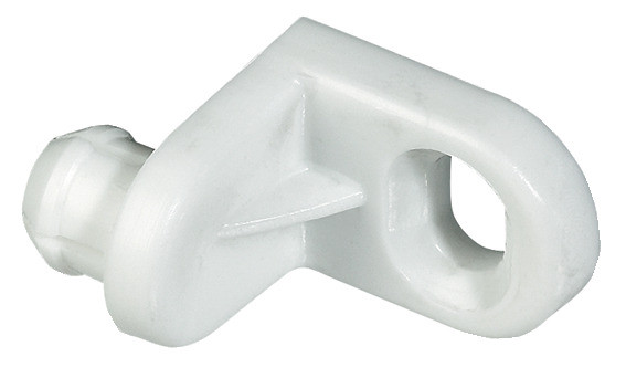 Häfele Rückwandverbinder H3503 zum Einhängen der Rückwand Länge 24 mm Kunststoff weiß