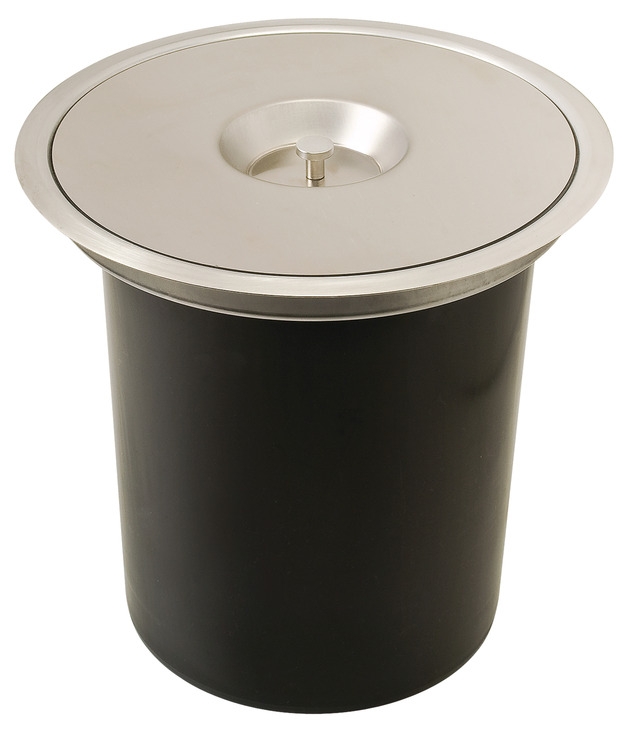 Häfele Einfach-Abfallsammler 11 Liter Mülleimer zum Einbauen Küche Bad weiß