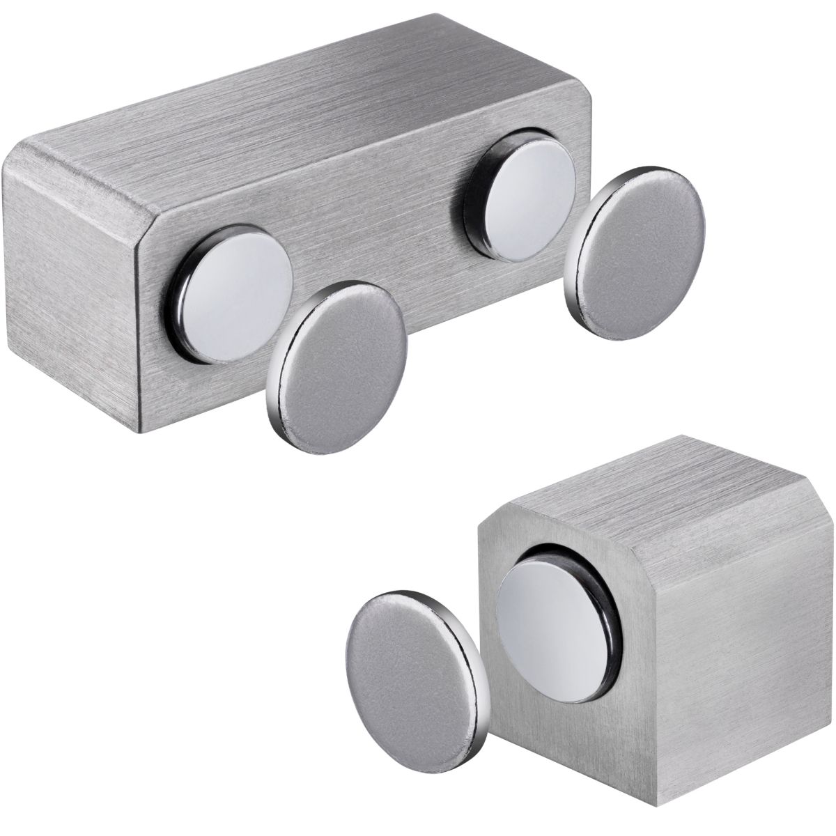 Magnetschnapper für Glastüren Magnet-Druckverschluss Glastürverschluss Schrauben 