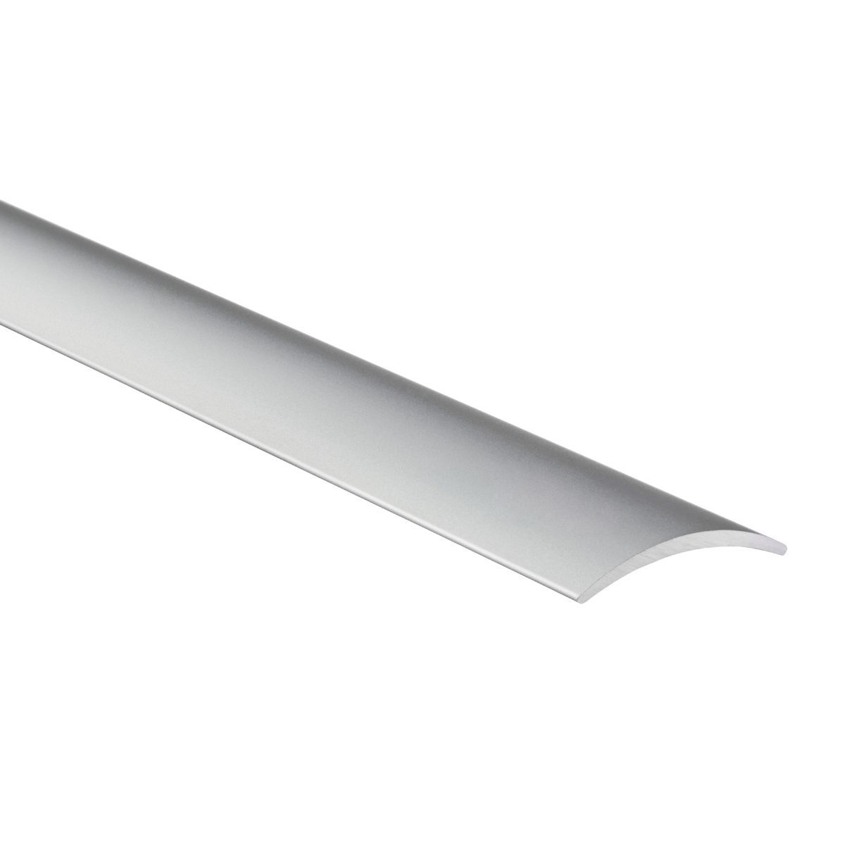 Alfer perfil de transición de aluminio arqueado autoadhesivo 30-40 x 5 mm