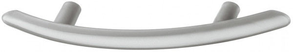 Мебельная ручка- скоба H4344 фирмы Häfele из пластмассы серебристая межцентровое расстояние 64 мм