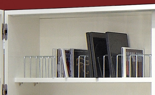 Häfele Unterteilungsbügel 192 x 192 mm zum Abstützen von Büchern, DVD`s und CD`s