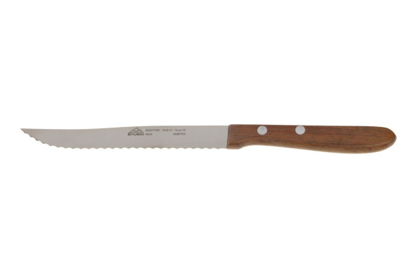 Stubai Brotmesser mit Holz-Giff aus Chrom-Molybdän-Edelstahl spezialgehärtet, 150 mm