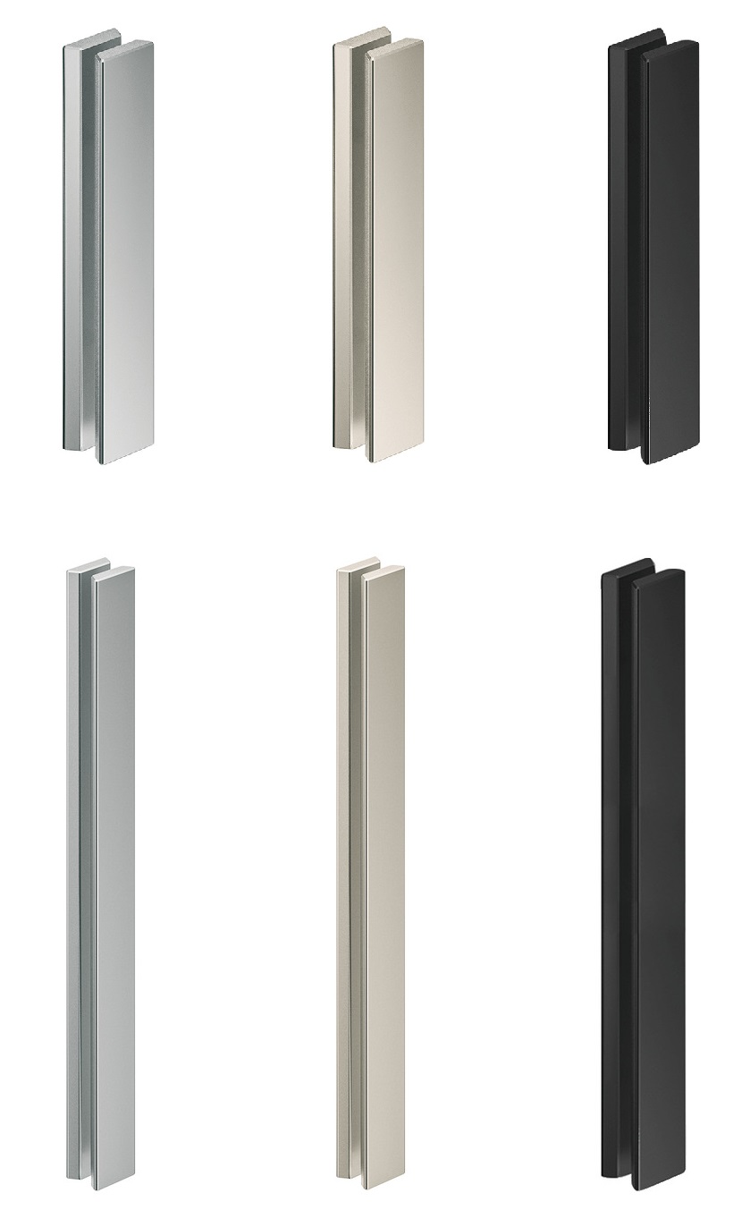 Schiebetür-Muschelgriff, Griff beidseitig, Aluminium, für Glastüren - im  Häfele Schweiz Shop