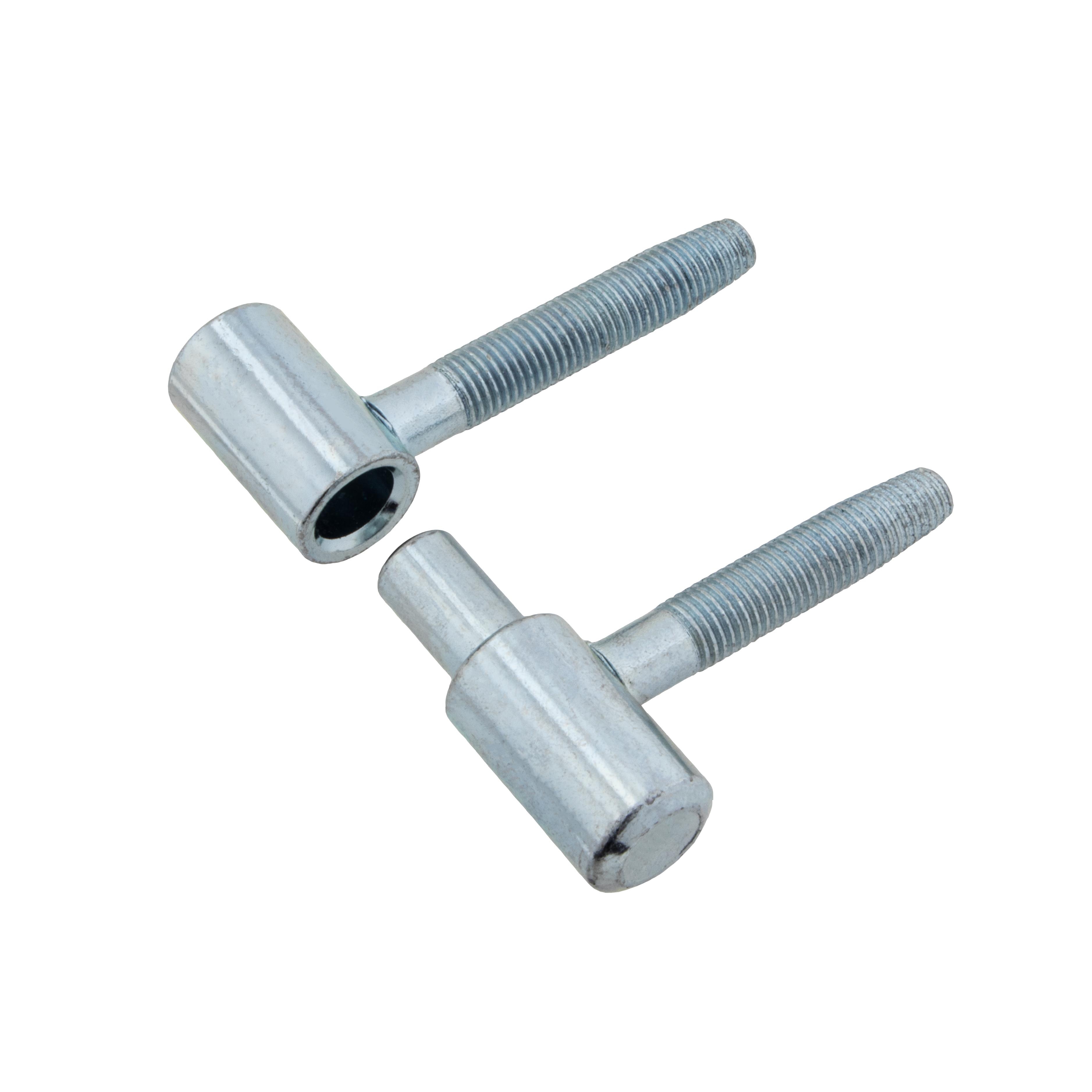 2 St 16 mm M10x22 mm Rahmenteile für Zimmertüren Einbohrbänder Innentürbänder 