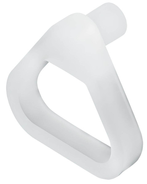16 soportes Safety de plástico blanco para baldas de armario