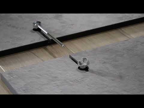 Siso Raccord de plan de travail FIX-MORE en acier Siso Raccord de plan de travail FIX-MORE en acier